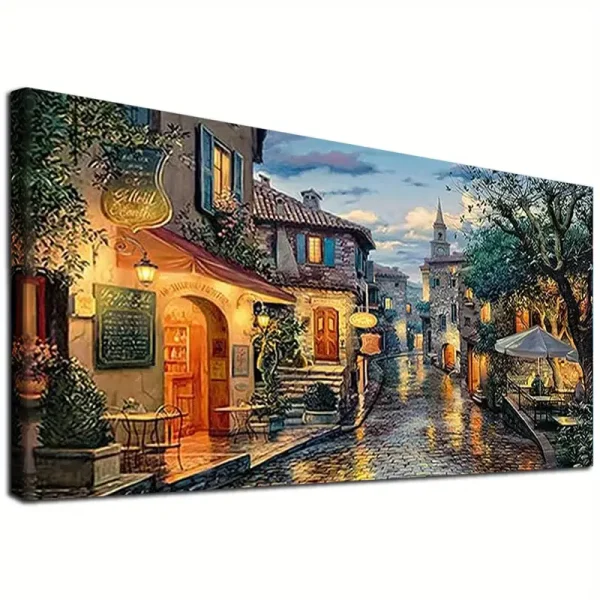 کیت نقاشی الماسی بزرگسال خیابان دلنشین و قدیمی - Image 3