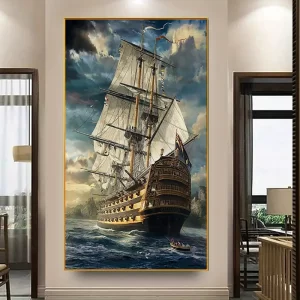 کیت رنگ آمیزی باالماس کشتی بادبانی 1