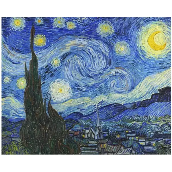 کیت نقاشی الماسی آسمان پرستاره ون گوگ