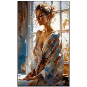 کیت نقاشی باالماس طرح آرامش در نور