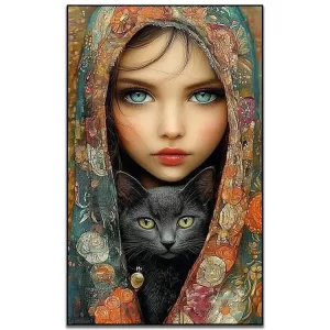 کیت نقاشی باالماس طرح دوستی خاموش