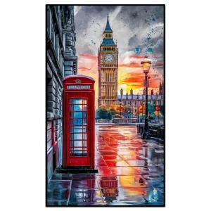 کیت نقاشی الماسی غروب لندن