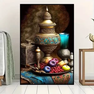 کیت نقاشی باالماس ظروف نقره