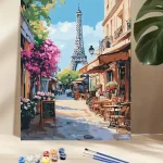 نقاشی با اعداد بزرگسال عطر پاریس